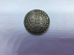 1723年 ジョージ1世 銀シリング貨幣 SSC 南海会社 S.3647