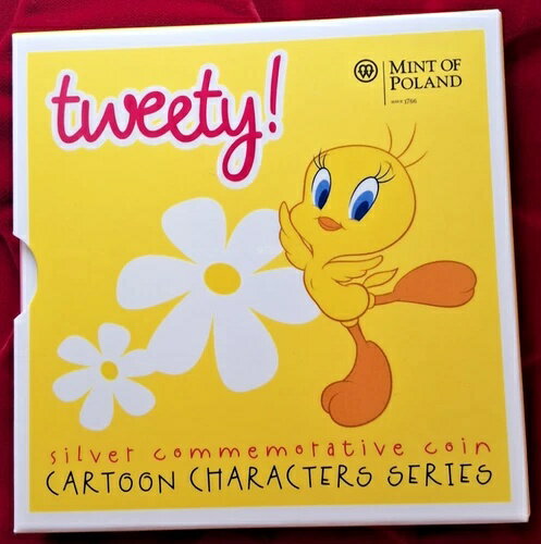 トゥイーティー！2013年ポーランド造幣局発行 1ドル銀貨 カートゥーンシリーズ ワーナーブラザーズ