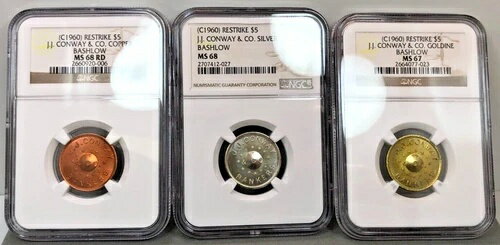 希少（1960年頃）再生産 $5 J.J. Conway &