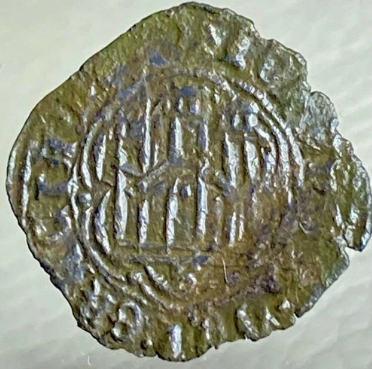 1400年代の中世コイン 1400-1406年 カスティーリャ・レオン王国 ブランカ 希少