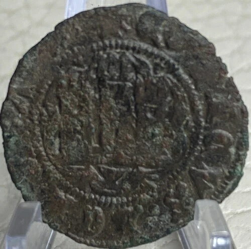 中世 1400-1406 年 カスティーリャ・レオン王国のコイン 希少 1400 年代 ブランカ城