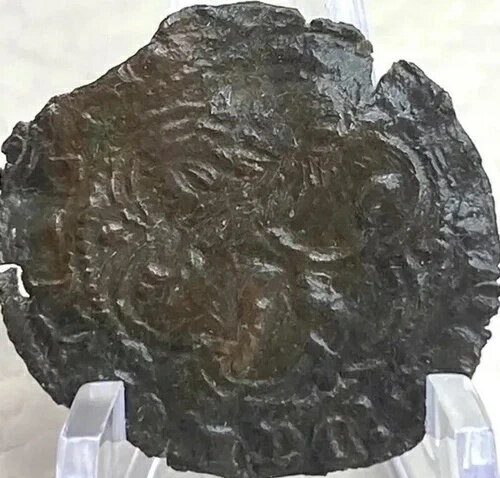 1400年代の中世コイン 1400-1406年 カスティーリャ・レオン王国 ブランカコイン 希少