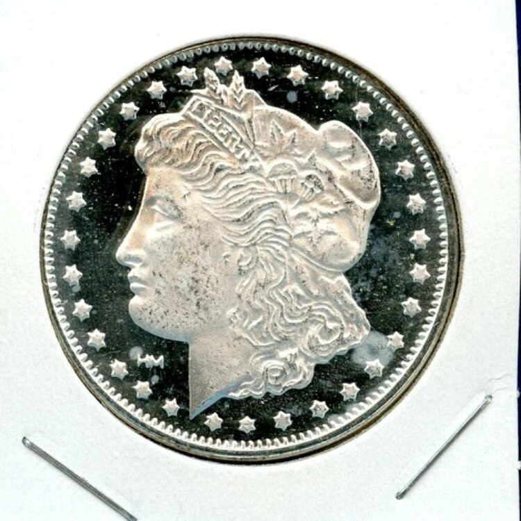 楽天WORLD RESOURCE【KING店】ハイランドミント モルガンダラースタイル .999 シルバー地金 1オンス プルーフ #99 DCAM 仕上げ