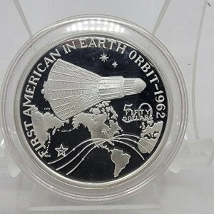 1989年 マーシャル諸島、1962年に地球周回軌道に到達した最初のアメリカ人、.999 シルバー EE21.3