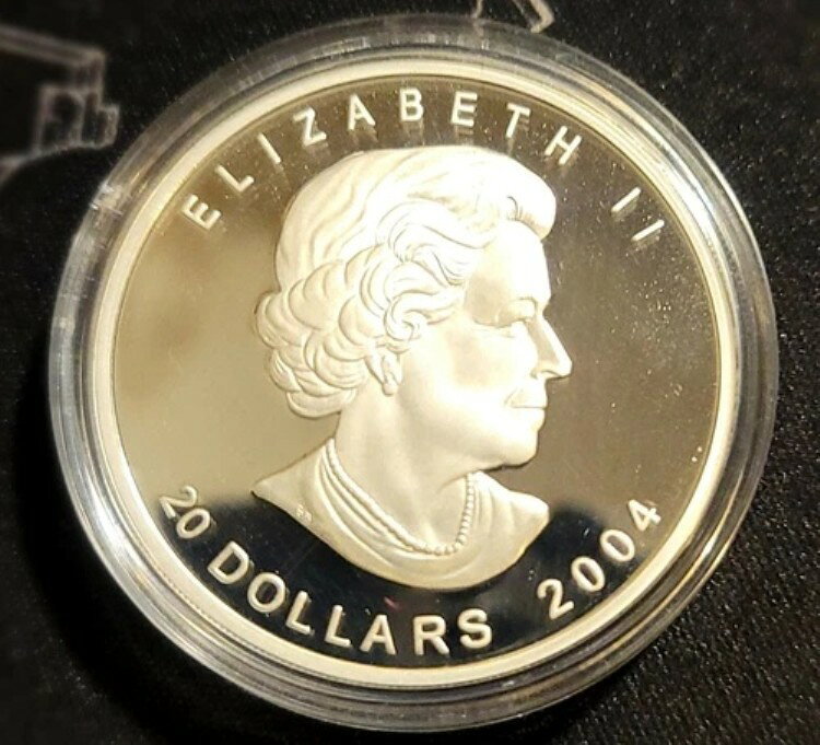 WORLD RESOURCE【KING店】の2004年カナダ 20ドル銀貨 サンブロ島灯台プルーフコイン #9287/25000｜アングル2