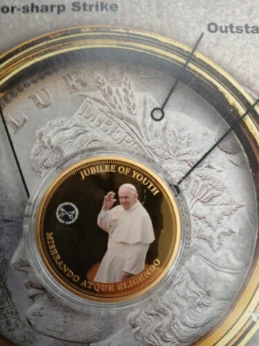 シルバー80% 2016年 フランシスコ教皇青年記念ジュビリー TP-6243