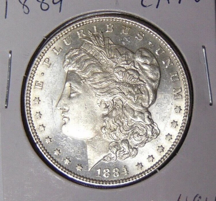 チョイス AU 1884-P モルガン シルバー ダラー スライダー Unc フィラデルフィア造幣局 (33024)