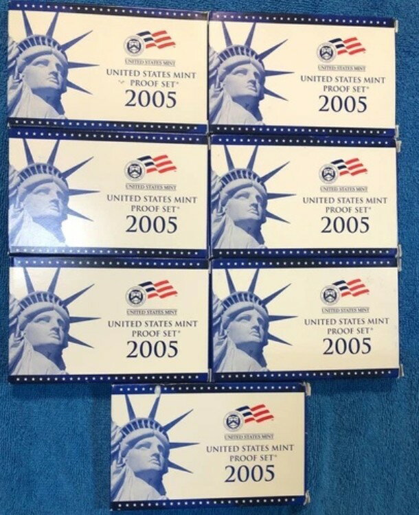 （7）2005-S 11ピース US プルーフセット（箱とCOA付き）#15