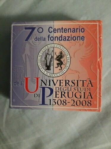 10ユーロ銀貨イタリア2008プルーフ第7大学ペルージャ