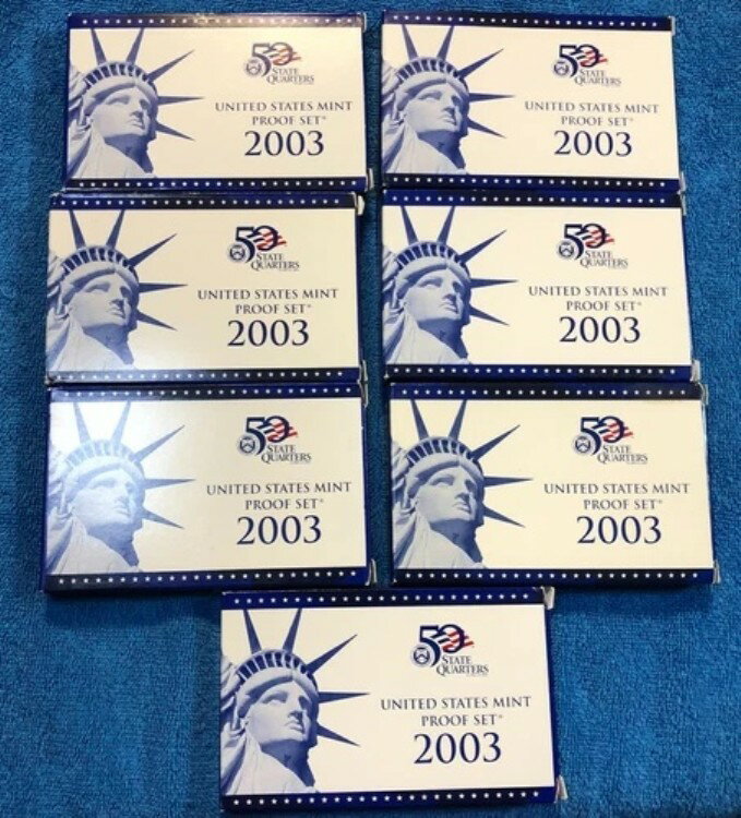 （7）2003-S 10枚セット（米国プルーフコイン、箱・品質証明書付き）#11