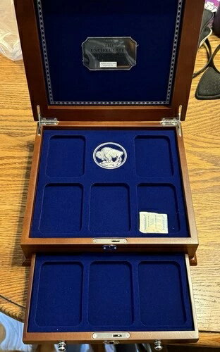 ダンベリーミント バッファロー用木製コインケース 未流通 新品 開封済み（コインなし）