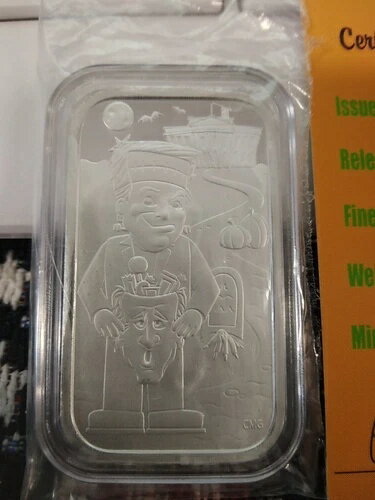 CMG ミント 1オンス ハロウィーン トランペンシュタイン プルーフ #49/125 .999 純銀 ロット#106