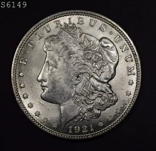 1921年 モルガン銀貨「Very Choice BU+」*1点目以降は送料無料*