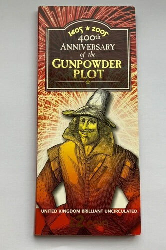 2005年 ガンパウダー陰謀事件 2ポンド ブリリアント 未流通コインパック BU UNC