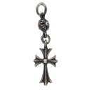 CHROME HEARTS 1B TNY CH CRS 1ボール タイニークロス チャーム ペンダントトップ シルバー 中古 382c