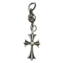 CHROME HEARTS 1B TNY CH CRS 1ボール タイニークロス チャーム ペンダントトップ シルバー 中古 6088