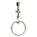CHROME HEARTS EWLP NTFL BBF ベビーファットクロス アイウェア ループペンダントトップ シルバー 中古