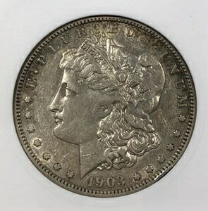 1903年-S モーガンドル $。 1.00 ANACS EF45。 オリジナルとチョイス。-