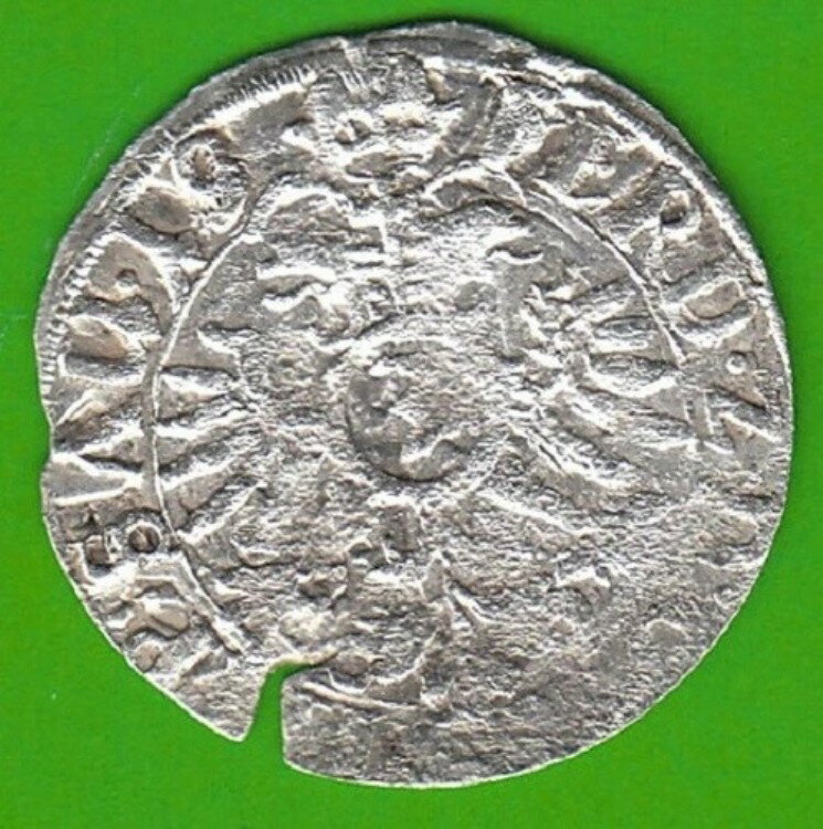 フェルディナント 2 世統治下のゾルムス・リッヒ 3 クロイツァー 1619。非常に珍しいヌシュライプツィヒ