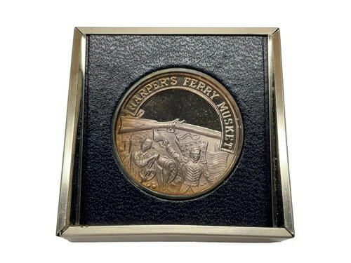 シルバー国際造幣局 - ハーパーズ・フェリー・マスケット銃、NRA .999 シルバーコイン レア!?