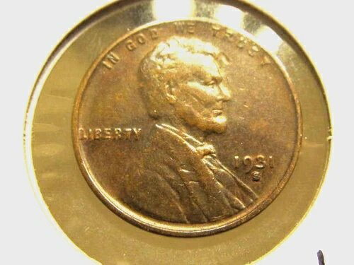 希少な Unc (MS) 1931-S リンカーン セント…4 つのキー日付のうちの 1 つ (アイテム番号 4J075B*)