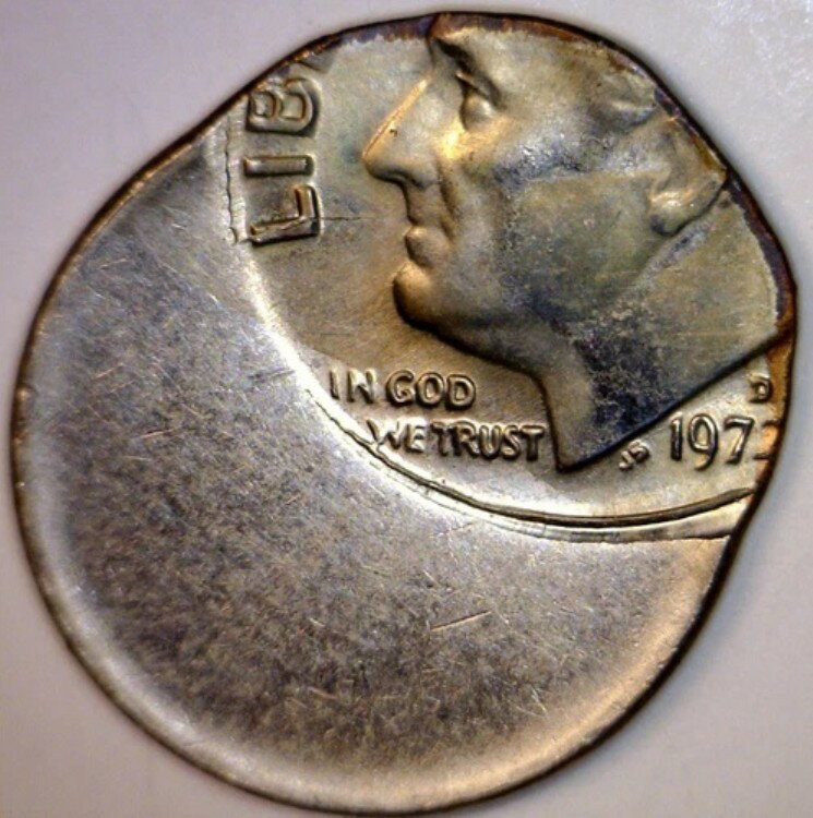 楽天WORLD RESOURCE【KING店】1972d 中心から外れたエラー ルーズベルト ダイム BU + コイン 希少日付 O/C ロット 送料無料