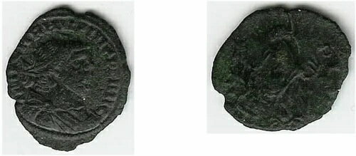 CARAUSIUS (287-293) Ae Antoninianus (2.54g) 290年以降; RIC-781。*希少*