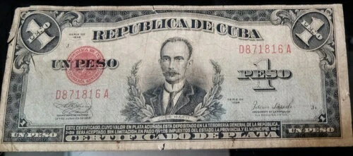 1938 シリーズ DE レア ファインド レプブリカ デ ウン ペソ シルバー証明書 (プラタ)(3)