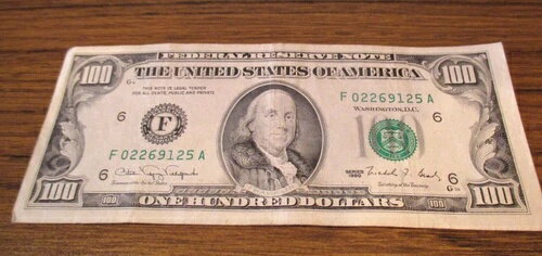 楽天WORLD RESOURCE【KING店】1990年シリーズ 100ドル札 スモールヘッド オールドスタイル 希少