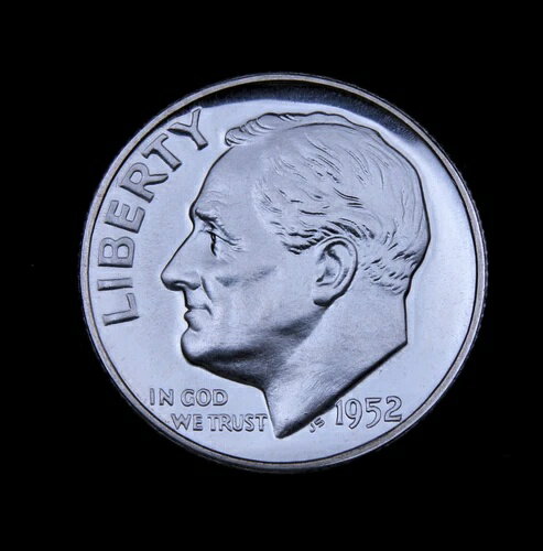 1952年プルーフ ルーズベルト ダイム ジェム BU(3)