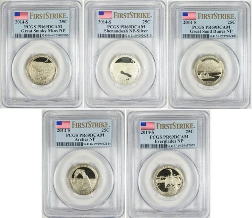 2014-S PCGS PR69DCAM 25セント クォーター