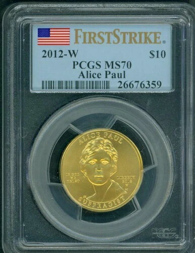2012-W 10ドル金貨 アリス・ポール＆