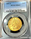 1889-S 10ドル金貨 リバティ PCGS MS63 美品 eBayで最安値* CHRC