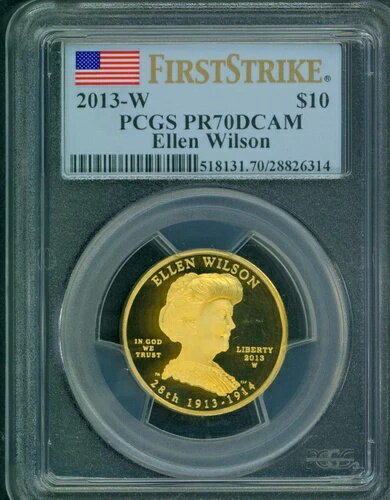 2013-W 10ドル金貨 配偶者エレン・ウ