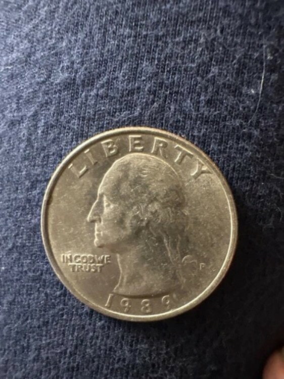 1989 P ワシントン クォーターは私に