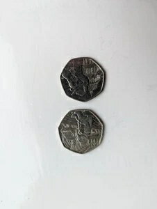 パディントンベアの50ペンス硬貨。非常に希少です。
