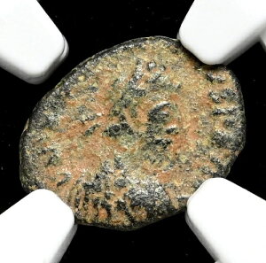 ローマ帝国。ウァレンティニアヌス3世。西暦425年から455年。 ? ヌムス、レアエンペラー、NGC Choice F