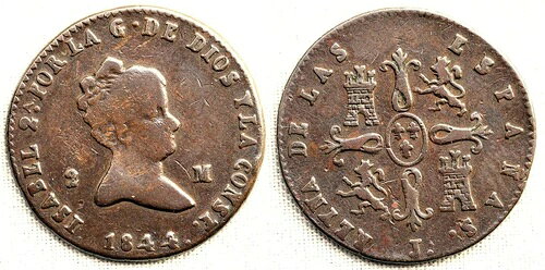 Spain - Isabel II. 2 Maravedis. 1844. Jubia. Mbc/Vf. Copper 2.8 G. Very Rare商品についてブランド名なし認証 適用されませんMPN 適用されません注意事項※以下の注意事項をご理解のうえ、ご購入ください■ 鑑定済みコイン・紙幣について各種コイン・紙幣の鑑定機関（NGC、PCGS、PMGなど）は、収集品の真贋鑑定およびグレーディングを行う専門機関です。鑑定後の商品は、専用ケース（スラブ）に封入され、状態を示すグレードが付与されます。■ グレードについてグレードはコイン・紙幣自体の状態を評価するものであり、ケース自体の品質や状態を保証するものではありません。製造・輸送時の影響により、以下のような状態が発生する場合がございます。- 軽微なスレ傷・拭き傷（特に光の角度で見えるもの）- ケース内部のホコリ・小さな異物（鑑定機関の検品基準を満たしている場合）- ラベルのズレ・わずかな傾きこれらは鑑定機関の基準内であり、返品・交換の対象とはなりませんのでご了承ください。■ ラベルの種類について各鑑定機関では、コイン・紙幣の状態や鑑定の結果に応じて異なるラベルが付与されます。- 通常ラベル（Standard/Regular）：一般的なグレード付き鑑定済みコイン・紙幣- オーセンティック（Authentic）：グレードなしで真贋のみ保証- 詳細グレード（Details）：クリーニング跡やエッジのダメージがあるが本物と認定- 特別ラベル（Special Label）：記念版や特定のデザインの限定ラベル - 例：NGC「Early Releases」「First Releases」、PCGS「First Strike」 などグレードやラベルの種類は、商品画像および説明文をご確認のうえ、ご購入ください。■ 在庫状況について当店の商品は海外から取り寄せております。ご購入のタイミングによっては在庫切れとなる場合がございます。その際はご連絡のうえ、ご注文をキャンセルさせていただく場合がございますので、あらかじめご了承ください。■ ご注文後のキャンセルについてご注文と同時に商品のお取り寄せを開始するため、お客様都合によるキャンセルは承っておりません。■ 配送についてお届けまでに通常2〜3週間ほどかかります。海外の祝日や天候、税関手続きにより通常より配送が遅れる可能性がございます。■ 保証について商品説明に英語で「保証（warranty）」と記載があっても、日本国内では適用されませんのでご了承ください。 当店では、商品到着後7日以内の初期不良に限り、対応させていただきます。 （返品規約の詳細については、楽天市場内の会社概要欄下部をご参照ください。）■ 商品の色・素材感について撮影環境やモニター設定により、実際の商品と色味や質感が異なる場合がございます。■ 価格変動について希少性の高い商品は市場価格の変動により、追加料金をお願いする場合がございます。追加料金に同意いただけない場合には、ご注文のキャンセルが可能ですので、ご安心ください。■ その他サービスについて海外製品の輸入代行も承っております。ショップに掲載されていない商品でもお探し可能ですので、お気軽にご相談ください。尚、業者販売（業販）や複数購入の場合、割引対応も可能です。ご希望の方はお問い合わせください。
