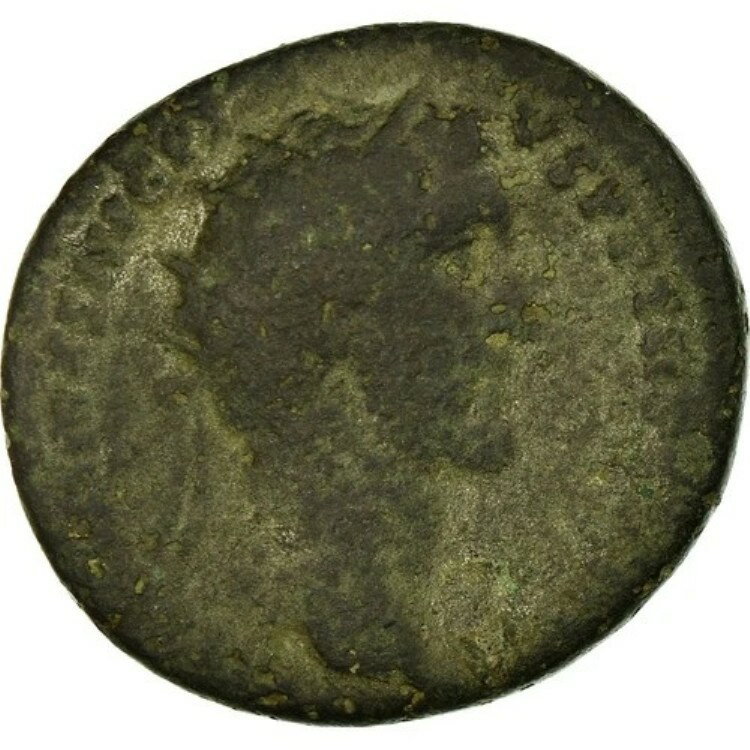 [#657609] ムンテン、アントニヌス・ピウス、As、ローマ、希少、FR、コペル、RIC:1208