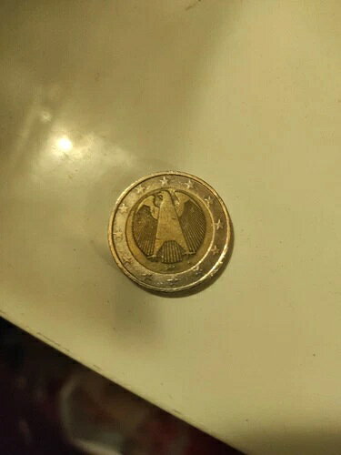 希少な2ユーロ硬貨（ミント欠陥品）