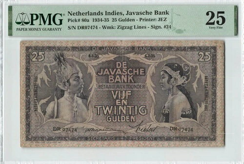 WORLD RESOURCEKINGŹۤ㤨֥Υɽ 25ǥ 1935ǯP-80a de Javasche BankPMG 25 VF աפβǤʤ96,800ߤˤʤޤ