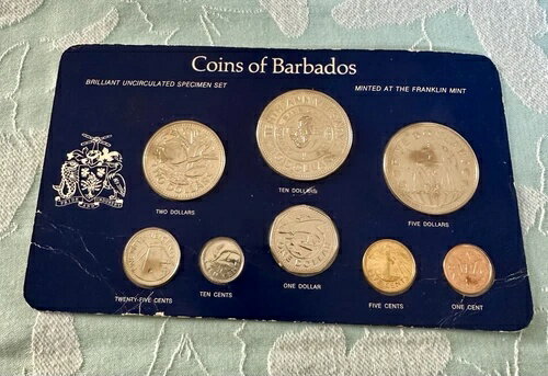 希少 1982年 バルバドス ブリリアント 未流通コイン 8枚セット