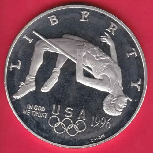 R* アメリカドル銀貨 1996年アトランタオリンピック プルーフ #3501
