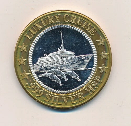 カジノチップ、999シルバー、ネバダ州ラスベガス、豪華クルーズ、地金(3)