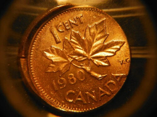 楽天WORLD RESOURCE【KING店】1980年 1セント ***** 非中心ブロードストライク（オフセンター） ***** BU