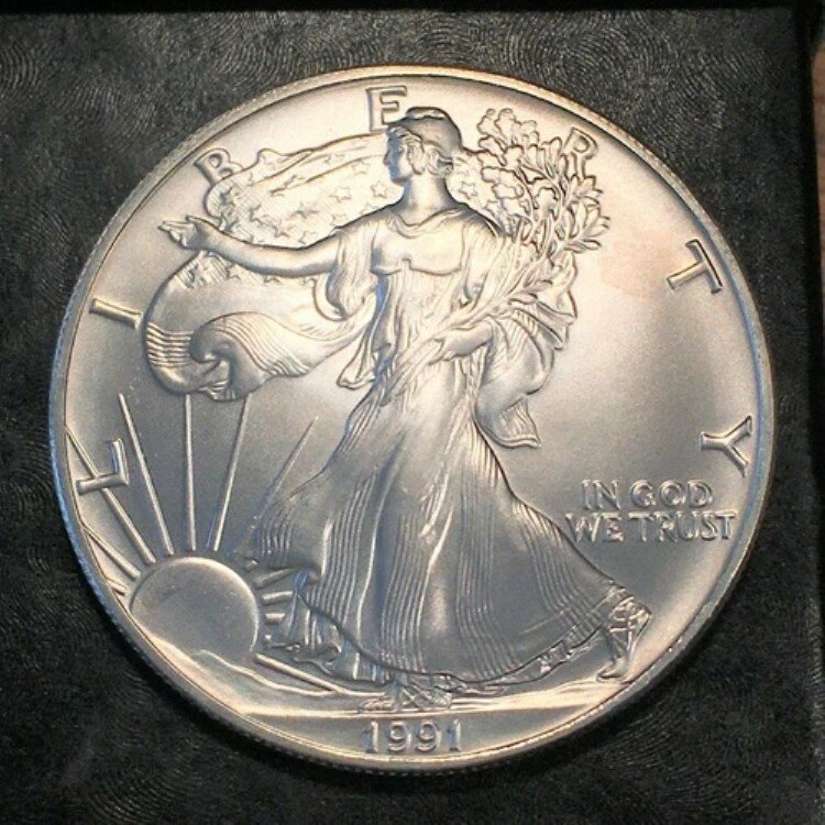 1991年 未流通 アメリカン シルバー 