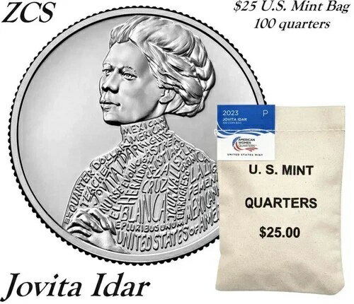 2023 P JOVITA IDAR アメリカンレディースクォーター 100枚入り 未開封 オリジナル新品