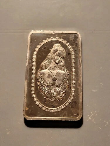 ヴィンテージ 1974 母の日 - MEM - 1オンス .999 シルバー アートバー