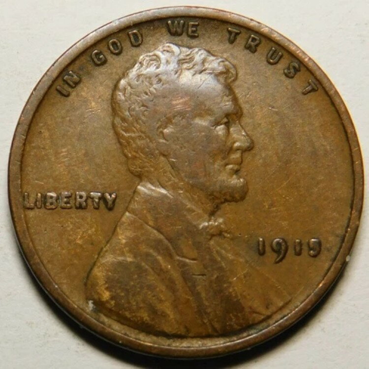 1915年 P リンカーン ウィートセントペニー VF-詳細 実際のコインの写真(3)