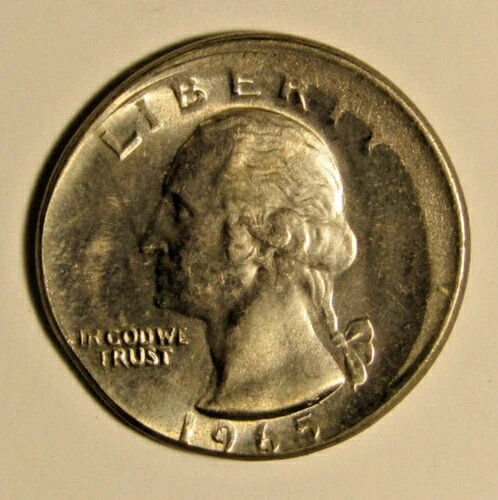 楽天WORLD RESOURCE【KING店】1965年ワシントンクォーター 5〜10％ 中心ずれ誤差